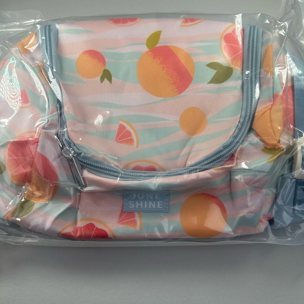 JuneShine Citrus Patterned Insulated Cooler Bag